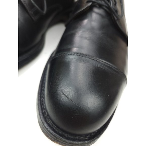 ALLEN EDMONDS Fairgate Men\'s 11 D Black Leather Cap Toe Derby Dress Shoes main image 12